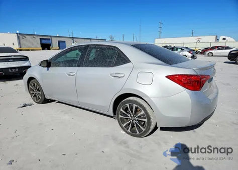 2017 Toyota Corolla L z USA, uszkodzony, nr VIN 5YFBURHE8HP655123